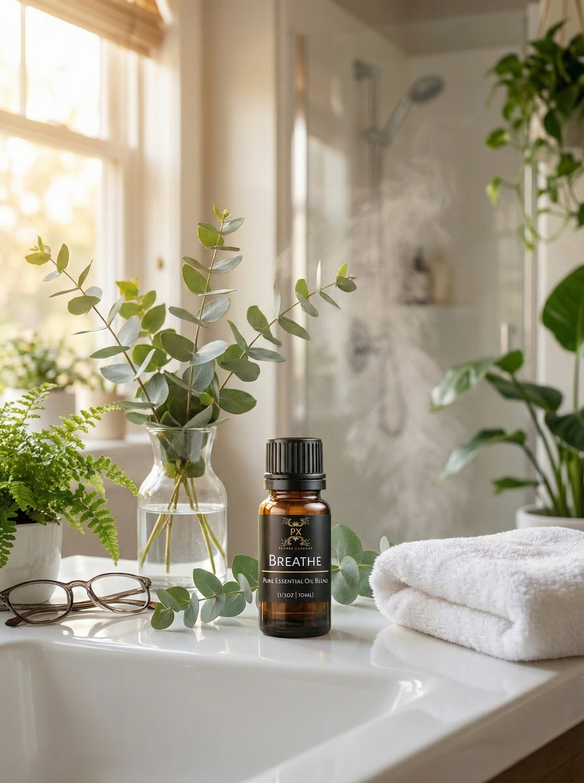 Breathe Essential Oil Blend – Fresh Mint & Botanical Aromatherapy